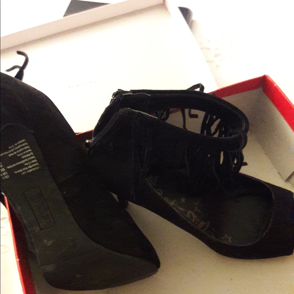 Aloe open toe heel